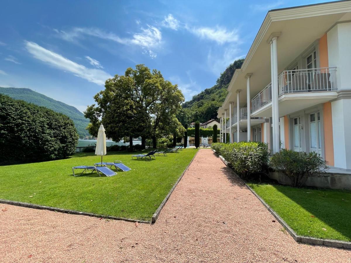 Ville Lago Lugano Porto Ceresio Exterior photo