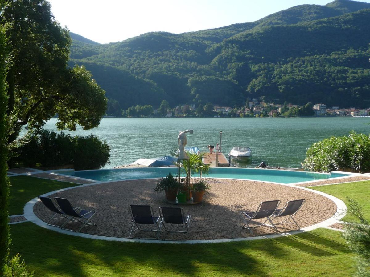 Ville Lago Lugano Porto Ceresio Exterior photo